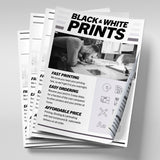 A4 Black & White Print