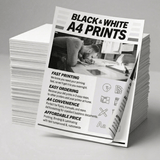 A4 Black & White Print