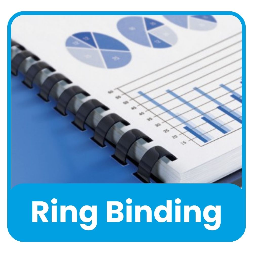 Script With Ring Bind Ring Binding - Clear Covers & Card Back Options | Print Online